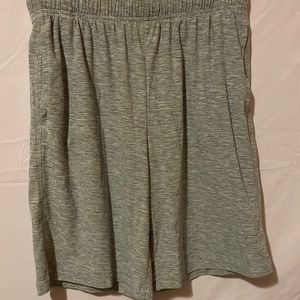 Old Navy gray shorts.